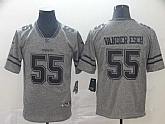 Nike Cowboys 55 Leighton Vander Esch Gray Gridiron Gray Vapor Untouchable Limited Jersey,baseball caps,new era cap wholesale,wholesale hats